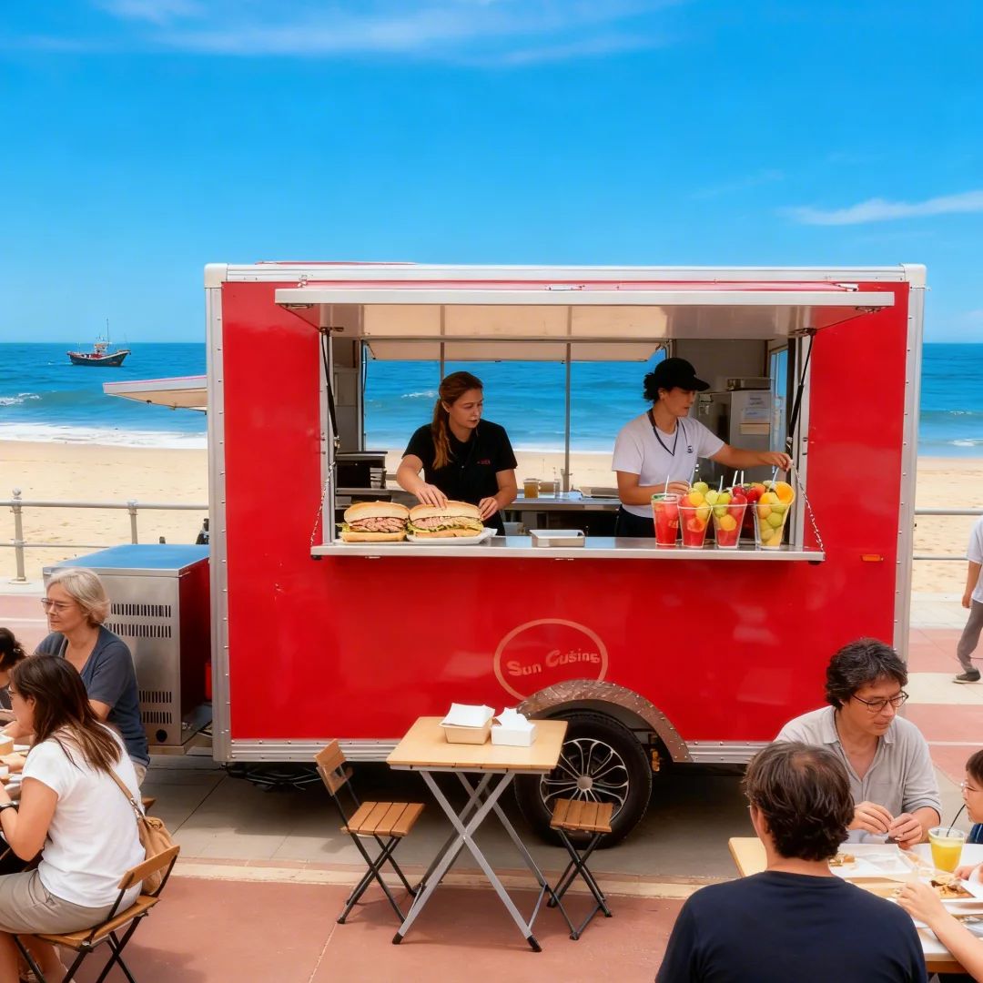 Food Quality Storage And Transport - Remorque alimentaire Portable et spacieuse, chariot