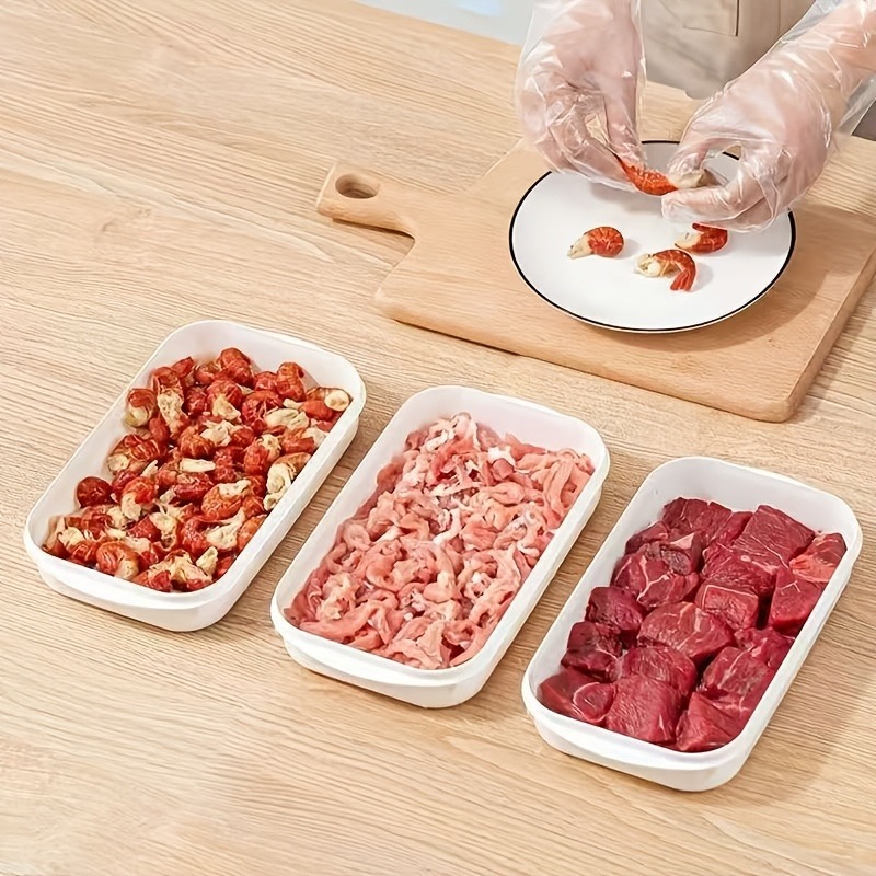 Food Storage Containers Plastic Box - 1/3/10PC Boîte de conservation portable pour
