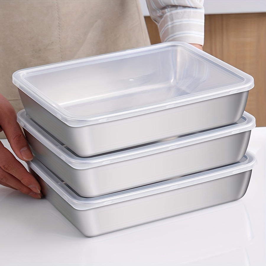 Food Storage Stainless Steel Containers - 1-3 pièces de contenants de stockage