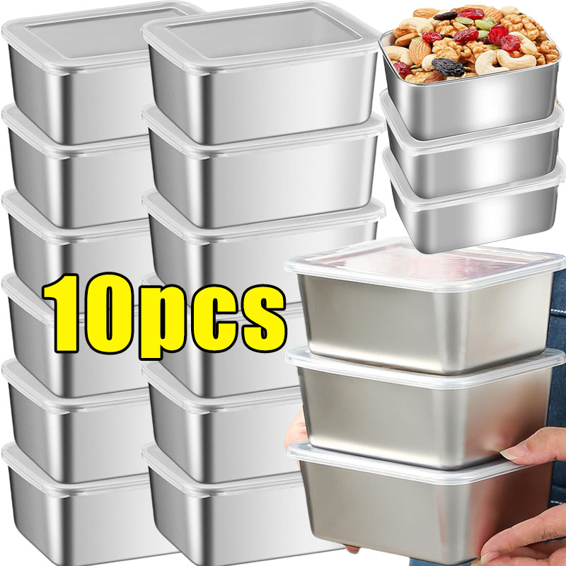 Food Storage Stainless Steel Containers - Conteneurs de stockage des aliments en
