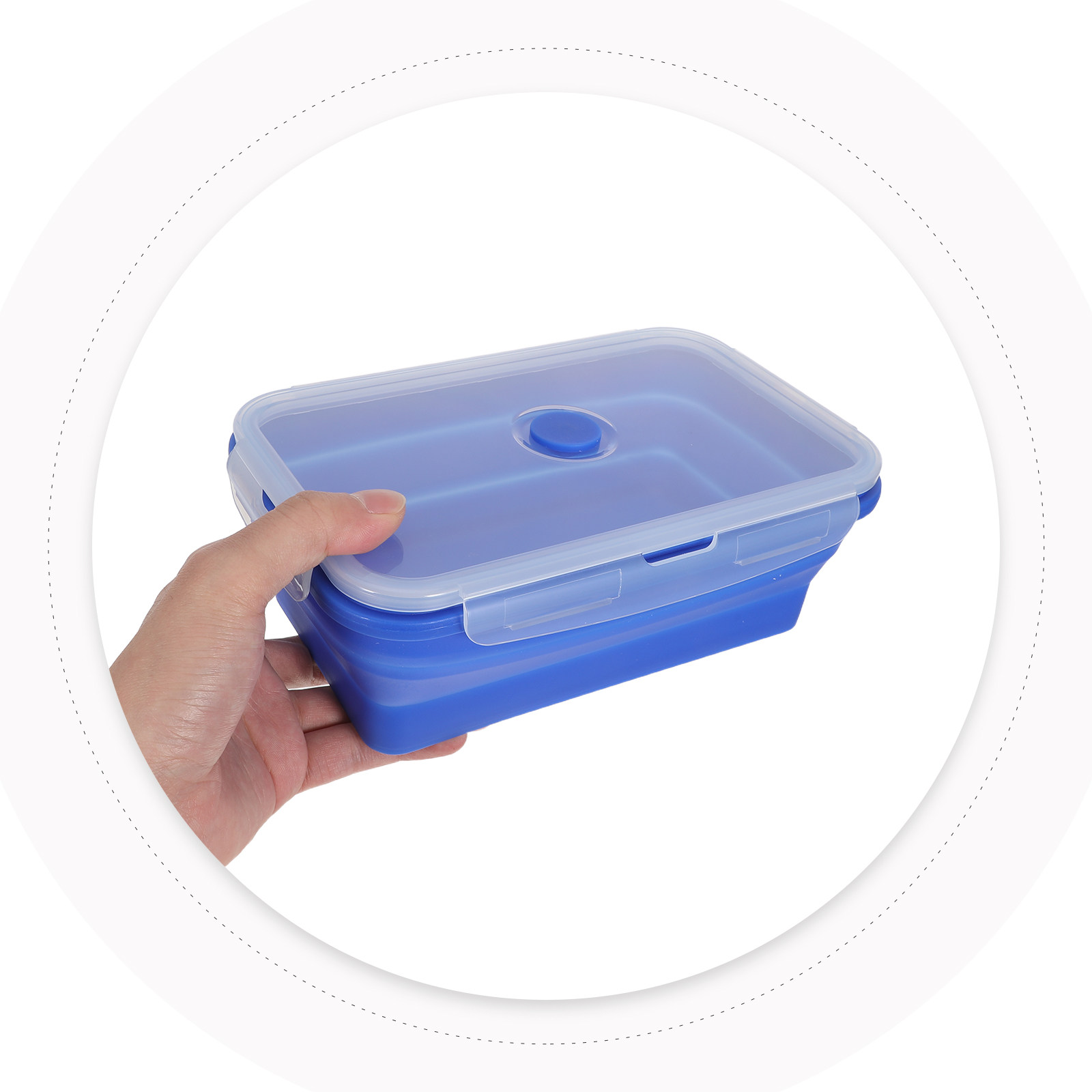 Food Storage Containers Plastic Box - 4 boîtes à lunch pliables en