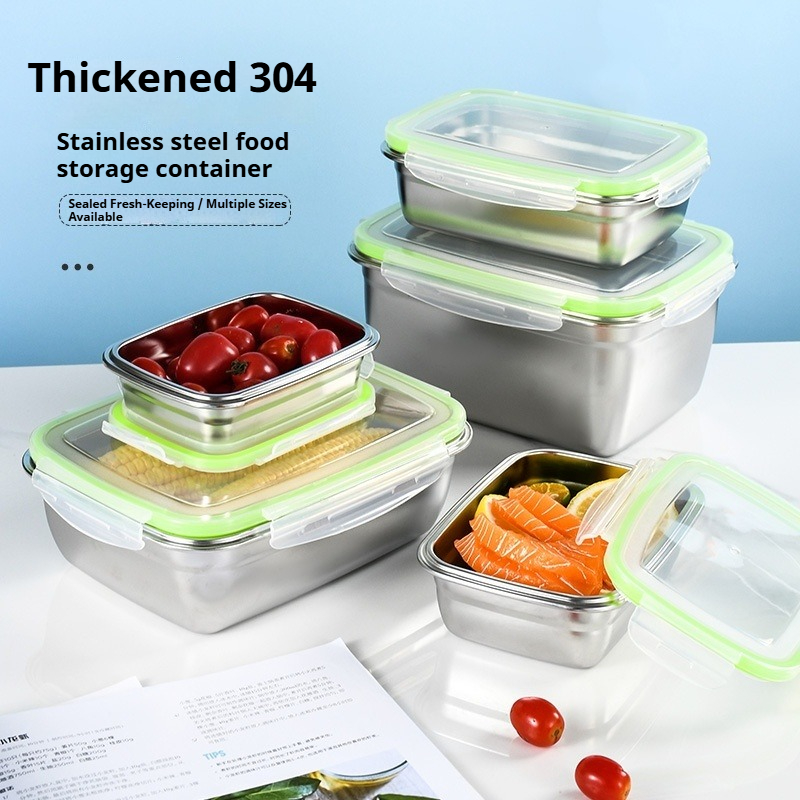 Food Storage Stainless Steel Containers - Boîte à déjeuner en acier inoxydable
