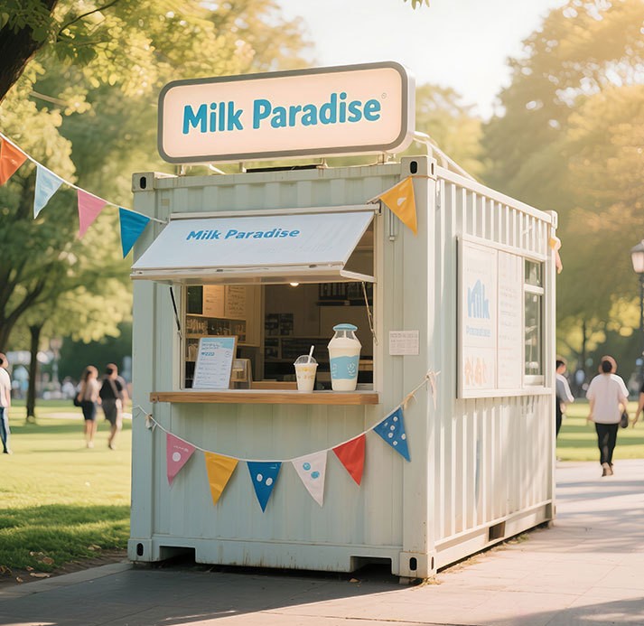 Kiosque à café préfabriqué en  - Food Storage Unit avis et prix