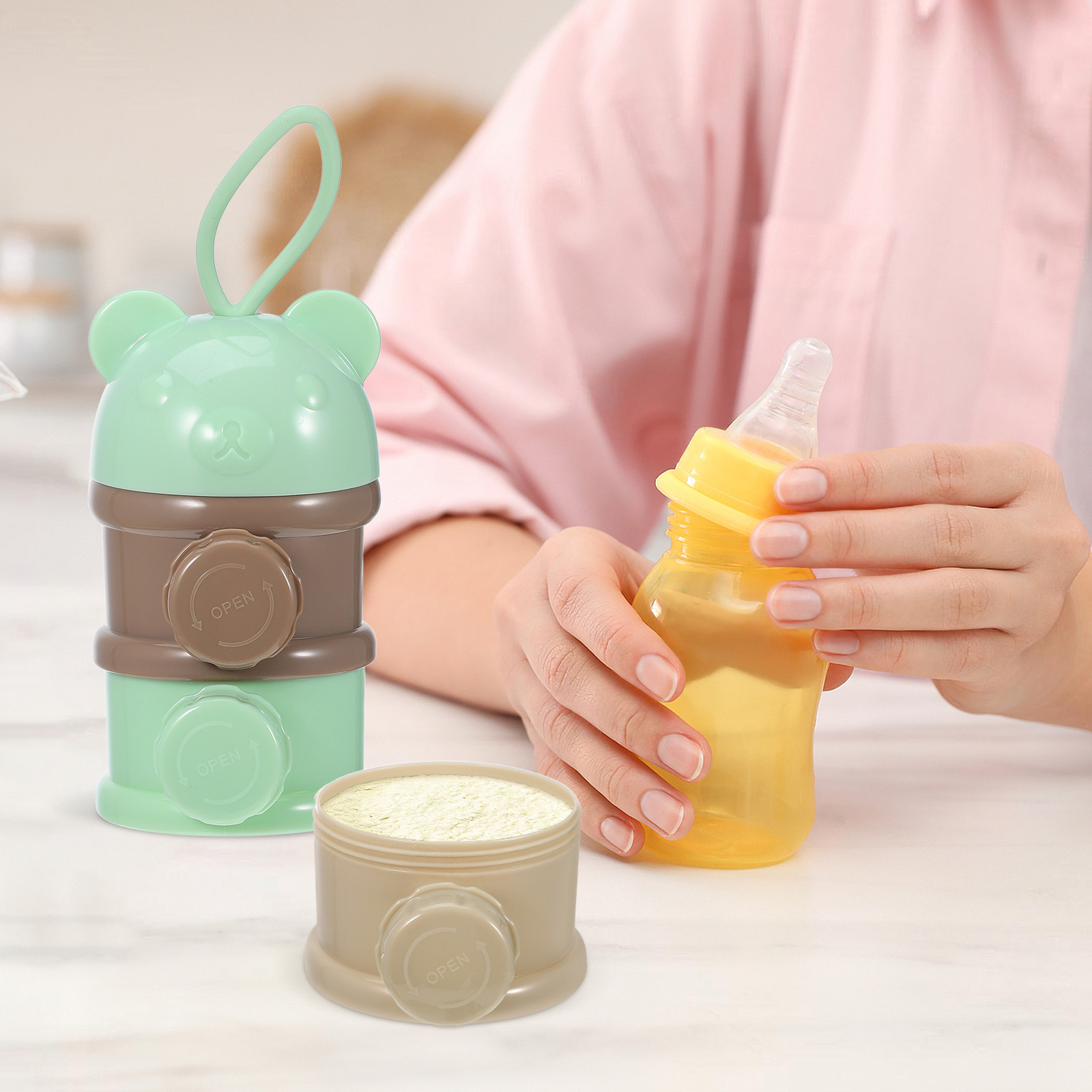 Boîte à lait en poudre portabl - Food Storage For Baby avis et prix