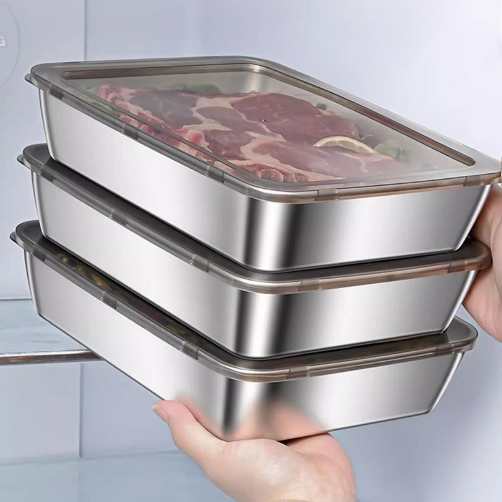 Plateau de service en acier in - Food Storage Stainless Steel Containers avis et prix