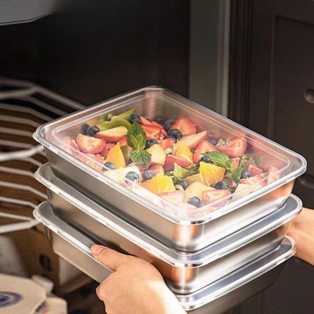 Plateau de service en acier in - Food Storage Stainless Steel Containers avis et prix