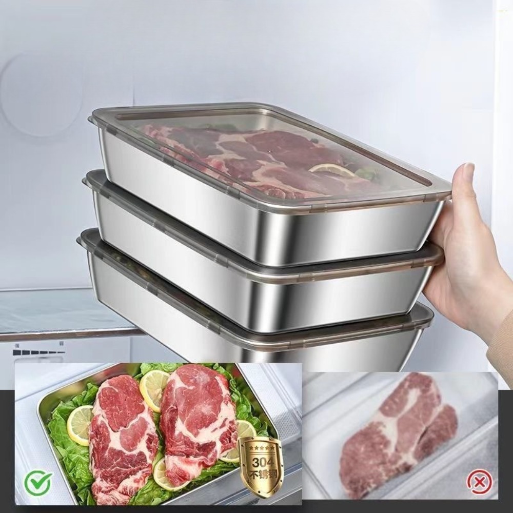 Plateau de service en acier in - Food Storage Stainless Steel Containers avis et prix