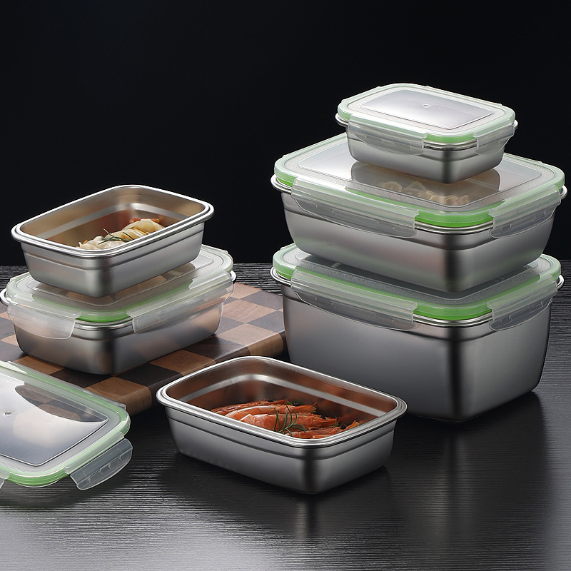 Boîte à déjeuner en acier inox - Food Storage Stainless Steel Containers avis et prix