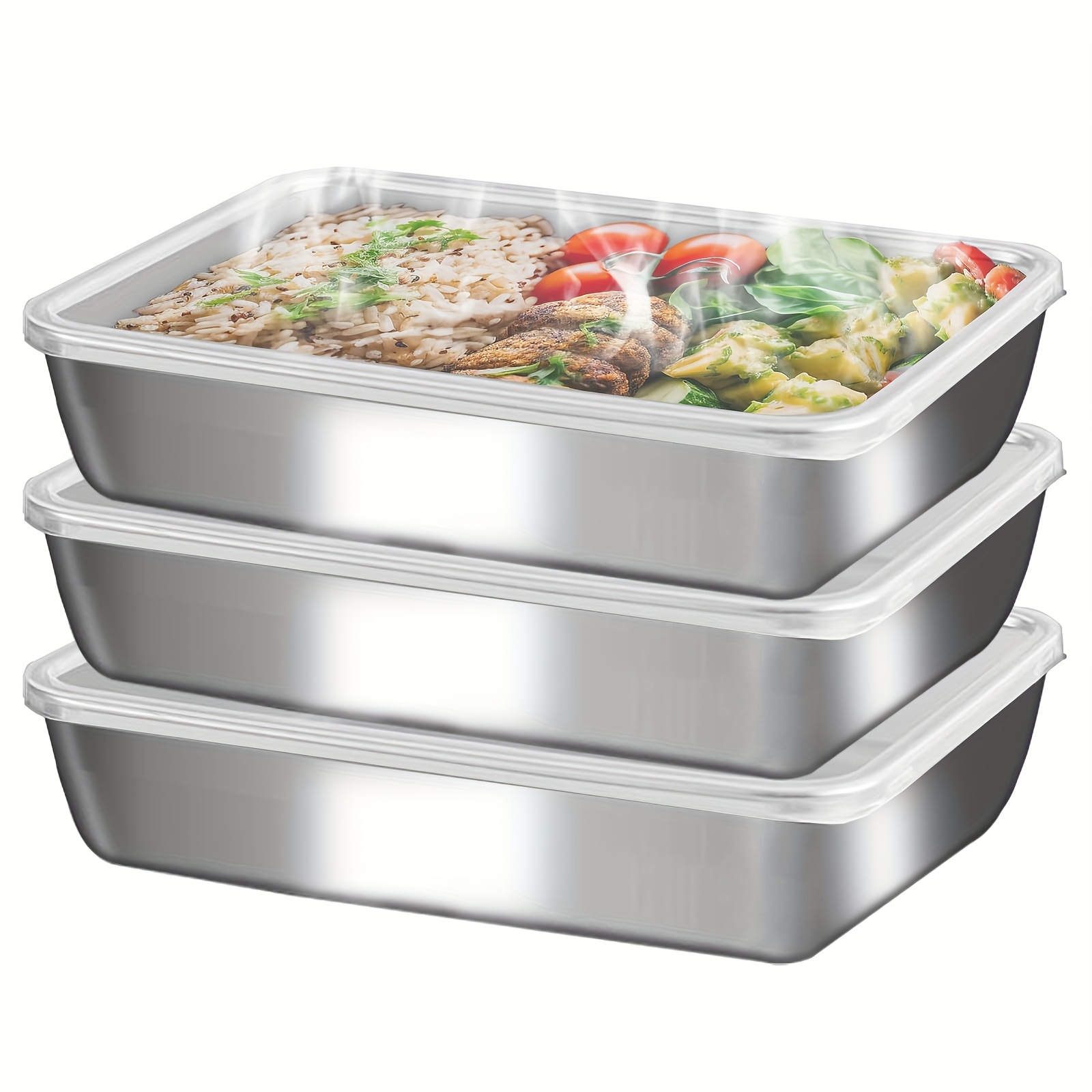 3 boîtes alimentaires en acier - Food Storage Freezer avis et prix